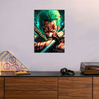 Metal Poster - One Piece Roronoa Zoro OP21 Mobile Case by CoverMeUp - Style 6