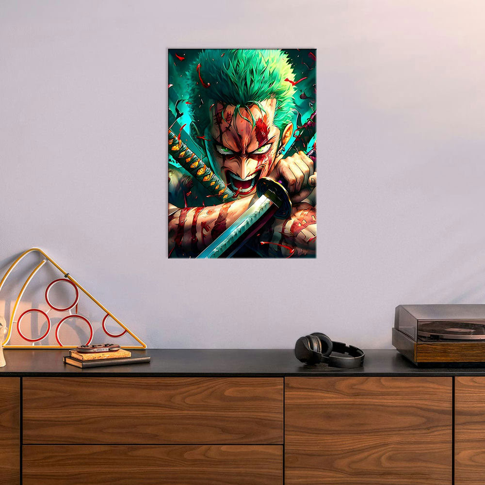 Metal Poster - One Piece Roronoa Zoro OP21 Mobile Case by CoverMeUp - Style 6