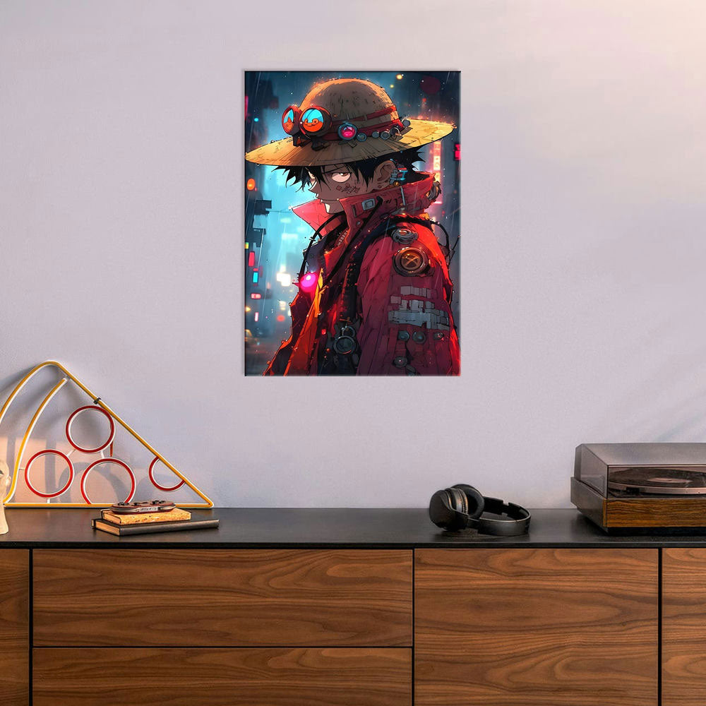 Metal Poster - One Piece Monkey D Luffy OP04 Mobile Case by CoverMeUp - Style 6