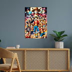 Metal Poster - Anime One Piece Friends Mobile Case by CoverMeUp - Style 5