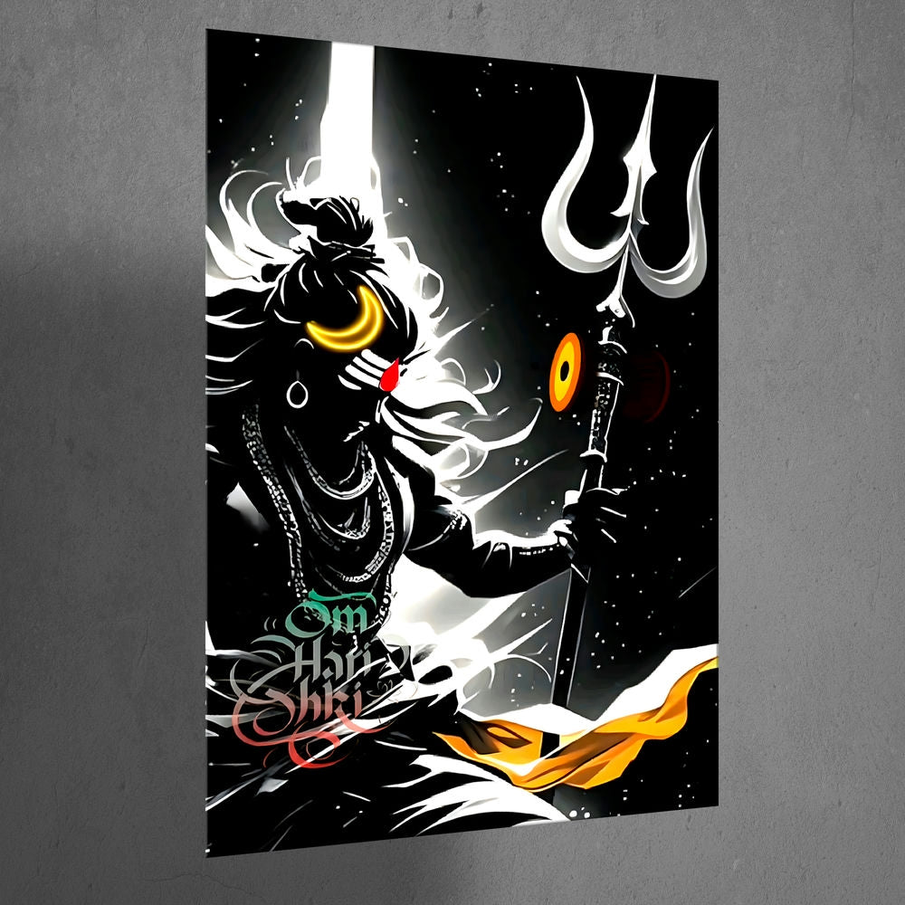 Metal Poster - Lord Shiva LS16 Mobile Case by CoverMeUp - Style 3