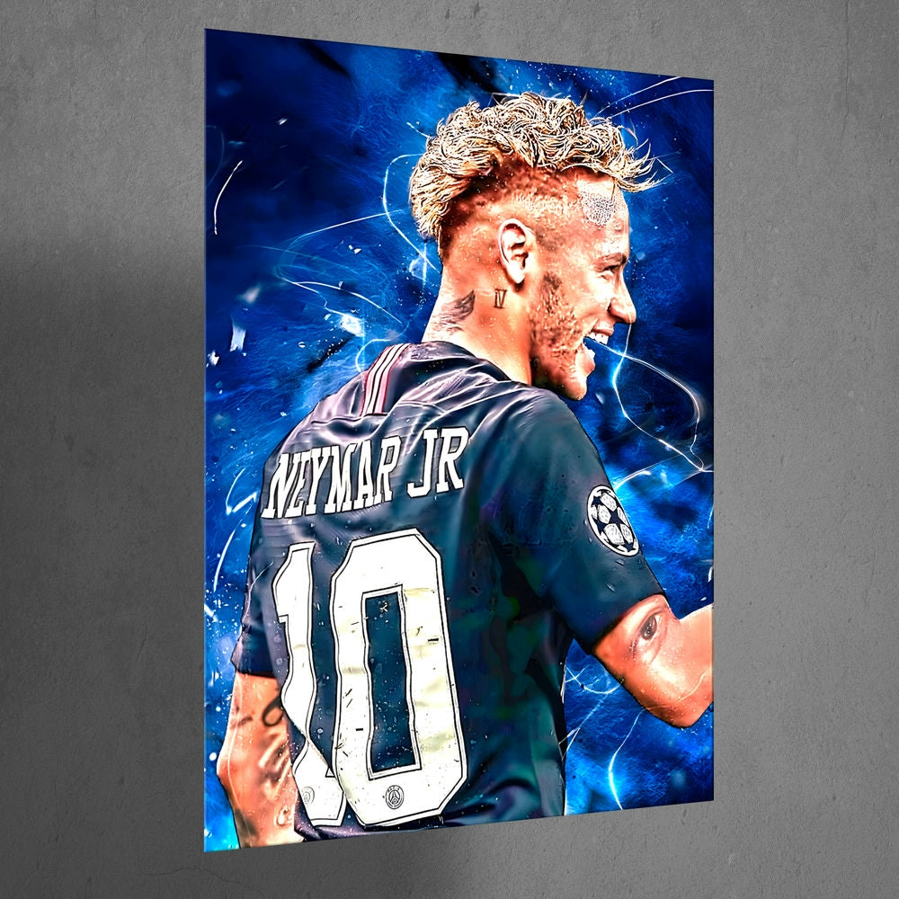 Metal Poster - Footballer Neymar Jr NJR02 Mobile Case by CoverMeUp - Style 3