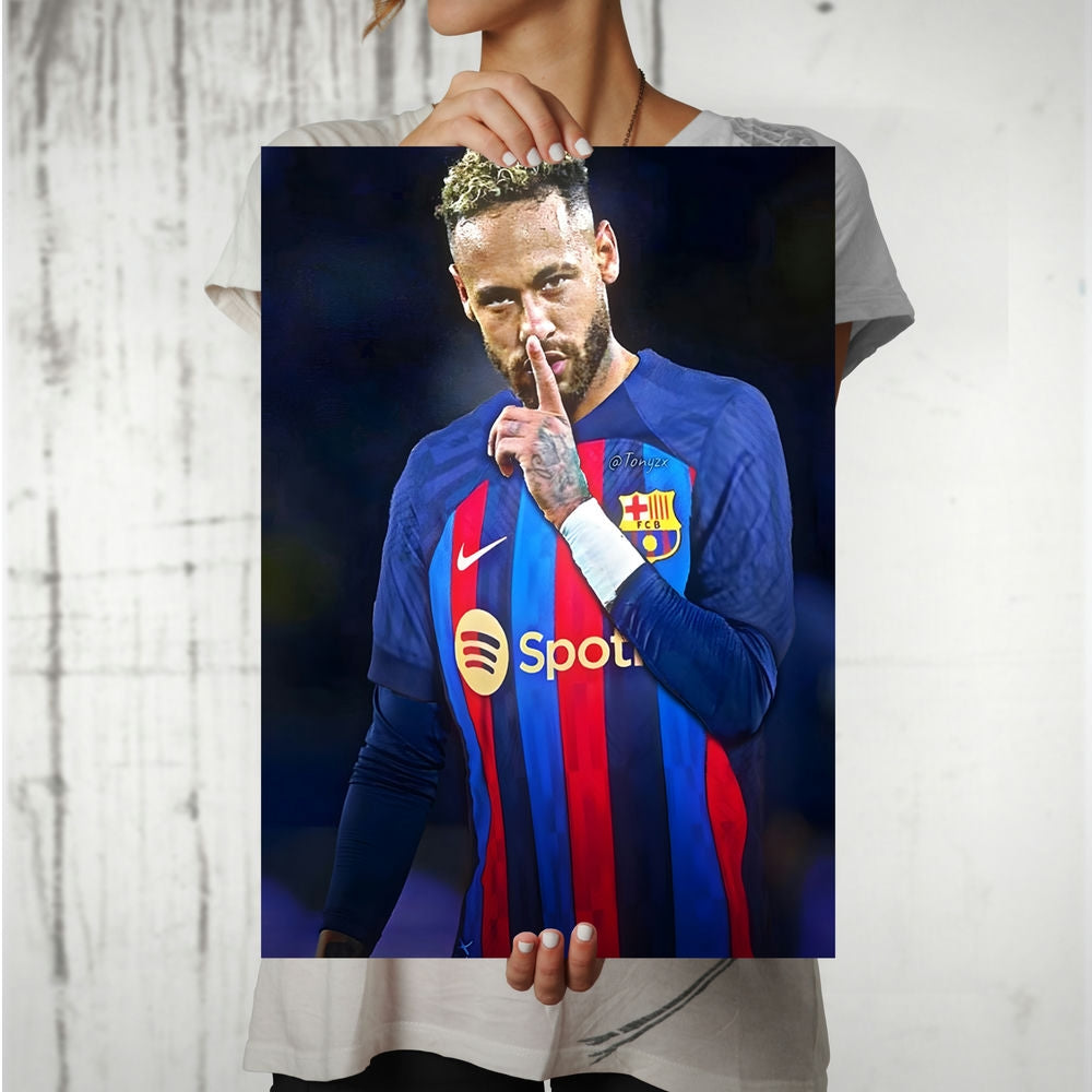 Metal Poster - Footballer Neymar Jr NJR05 Mobile Case by CoverMeUp - Style 8
