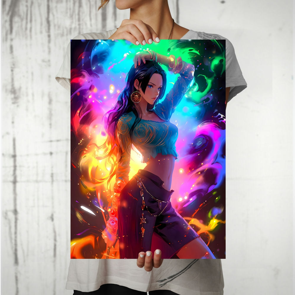 Metal Poster - Anime One Piece Boa Hancock OP59 Mobile Case by CoverMeUp - Style 8