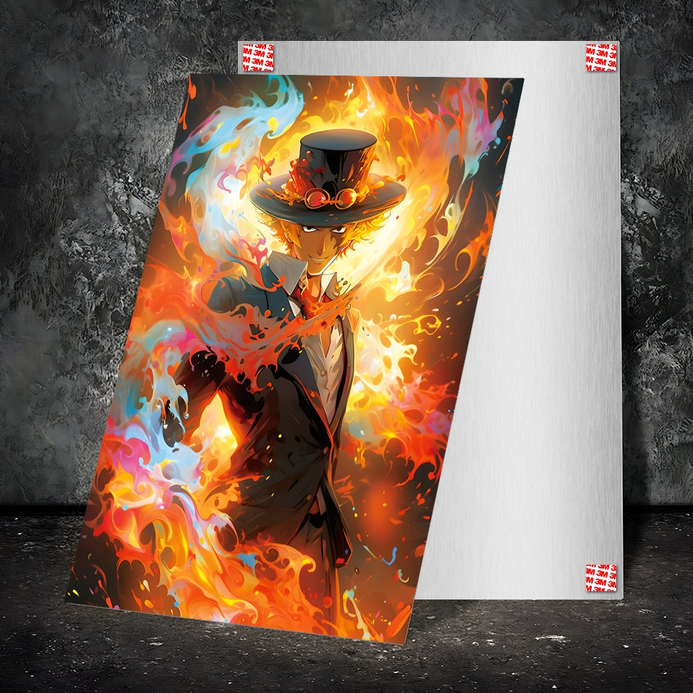 Metal Poster - Anime One Piece Sabo OP68 Mobile Case by CoverMeUp - Style 2