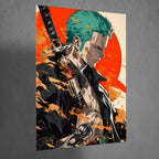 Metal Poster - One Piece Roronoa Zoro OP31 Mobile Case by CoverMeUp - Style 3