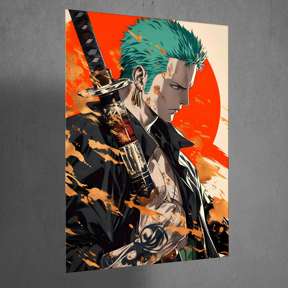 Metal Poster - One Piece Roronoa Zoro OP31 Mobile Case by CoverMeUp - Style 3