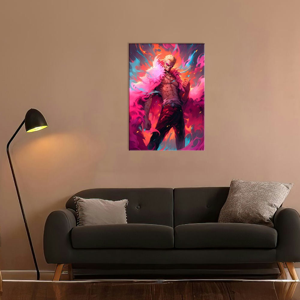 Metal Poster - Anime One Piece Doflamingo OP61 Mobile Case by CoverMeUp - Style 7