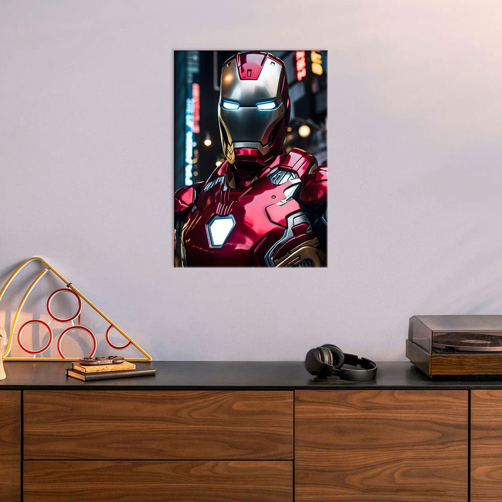 Metal Poster - Superhero Iron Man IM01 Mobile Case by CoverMeUp - Style 6