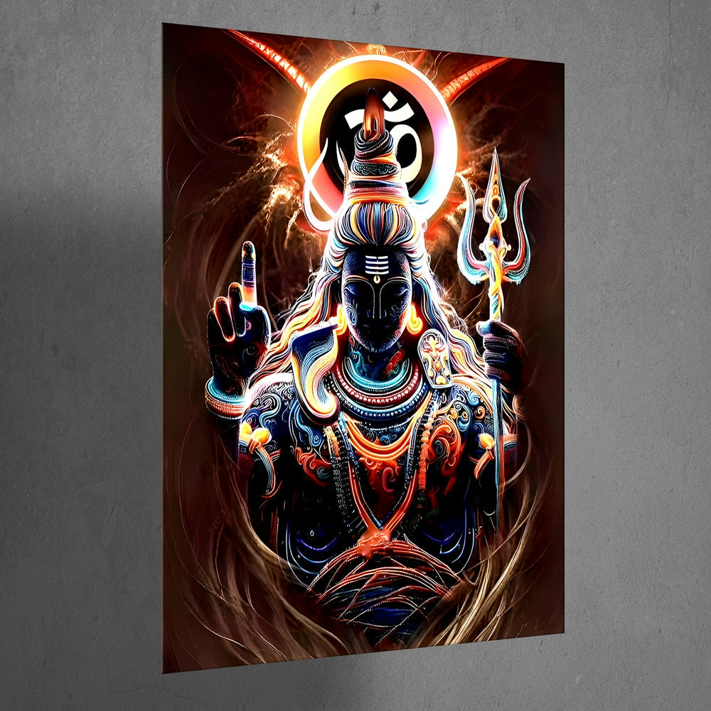 Metal Poster - Lord Shiva LS19 Mobile Case by CoverMeUp - Style 3