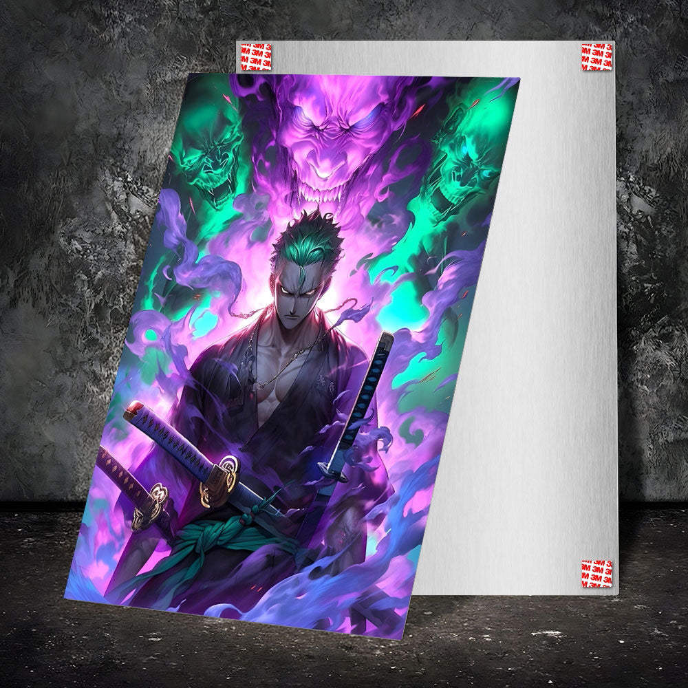 Metal Poster - One Piece Roronoa Zoro OP25 Mobile Case by CoverMeUp - Style 2