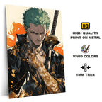 Metal Poster - One Piece Roronoa Zoro OP33 Mobile Case by CoverMeUp - Style 4