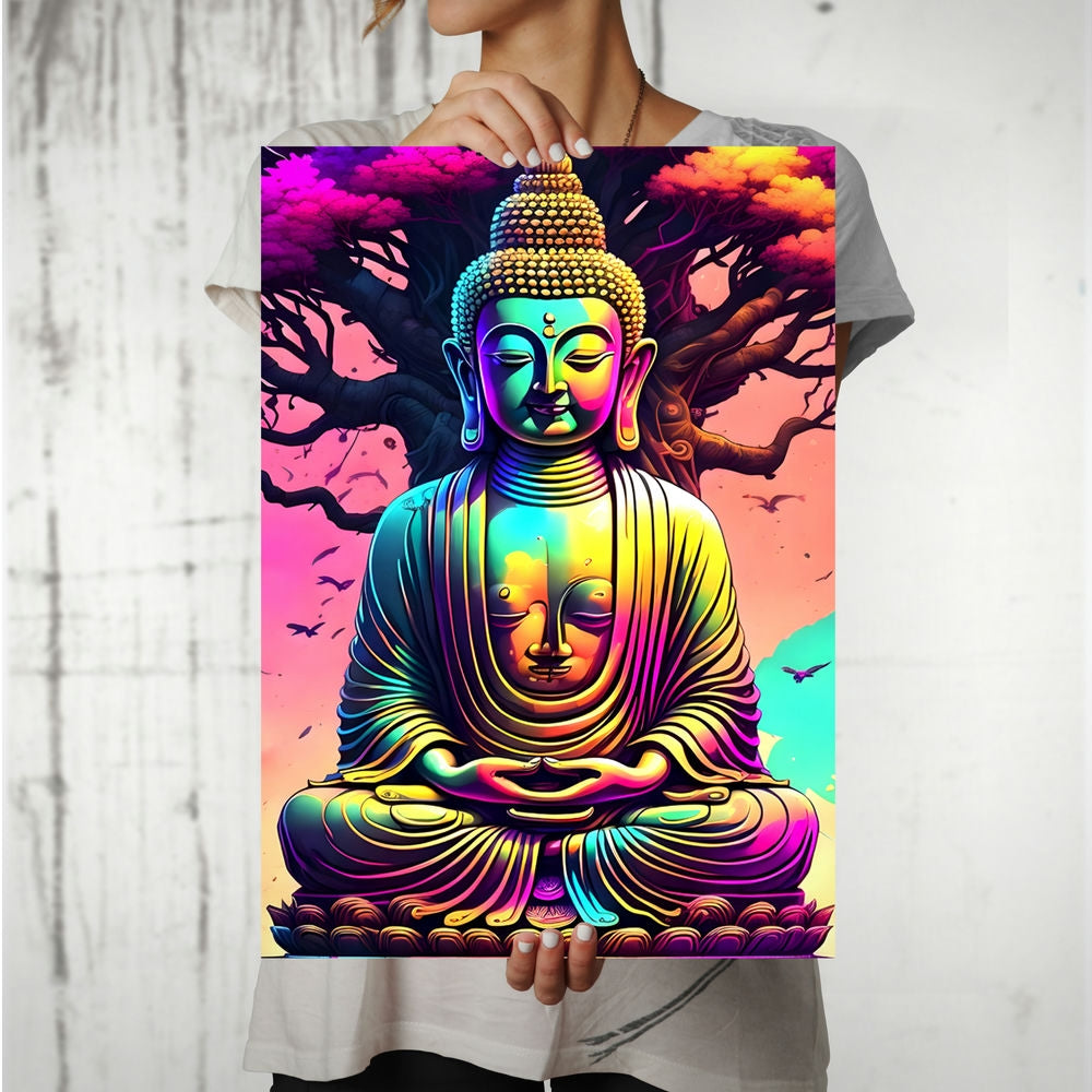 Metal Poster - Lord Buddha LB21 Mobile Case by CoverMeUp - Style 8