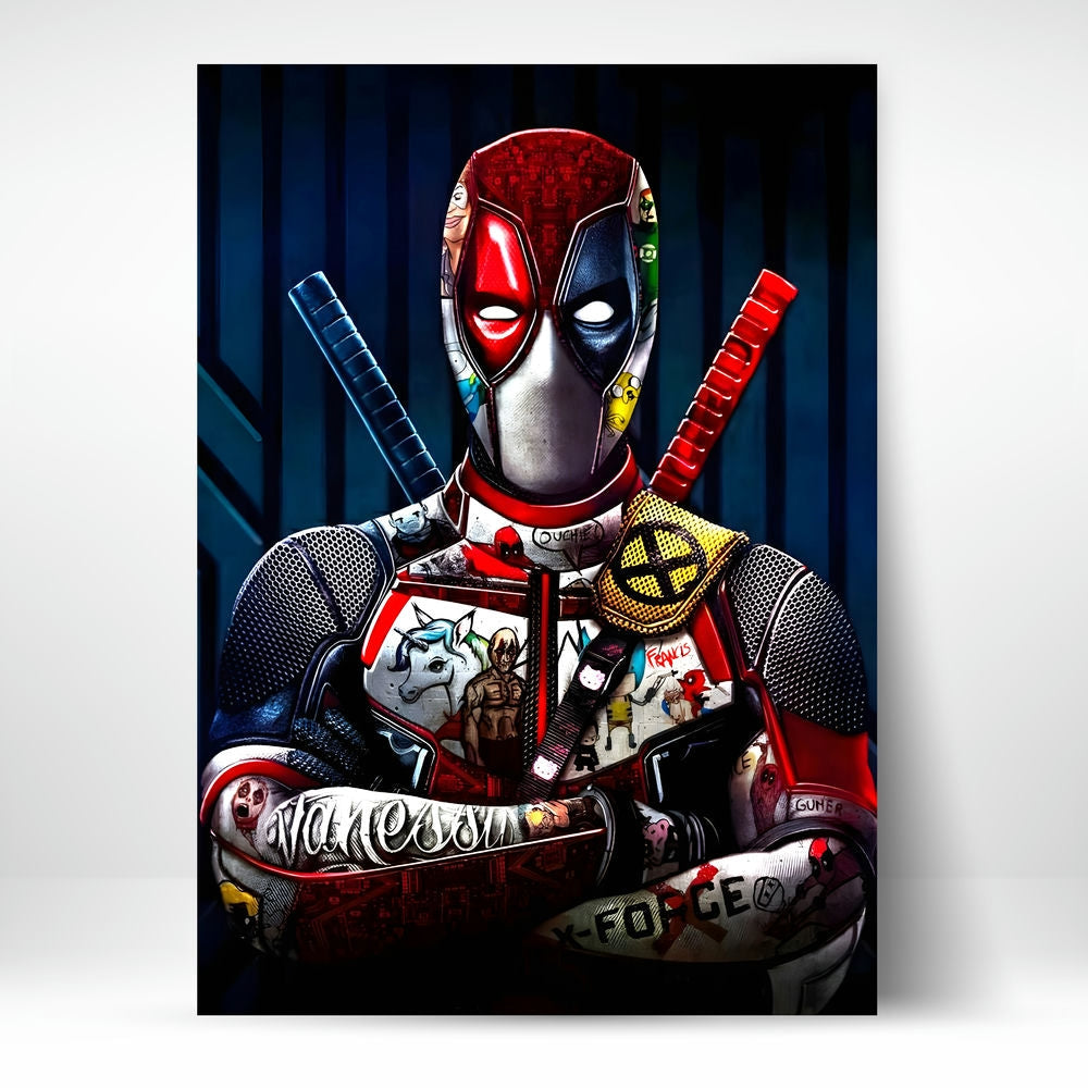 Metal Poster - Superhero Deadpool DP04 Mobile Case by CoverMeUp