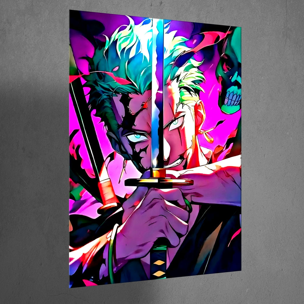 Metal Poster - One Piece Roronoa Zoro OP52 Mobile Case by CoverMeUp - Style 3