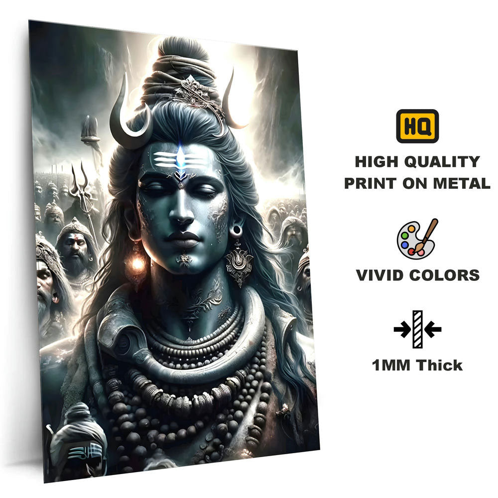 Metal Poster - Lord Shiva LS07 Mobile Case by CoverMeUp - Style 4