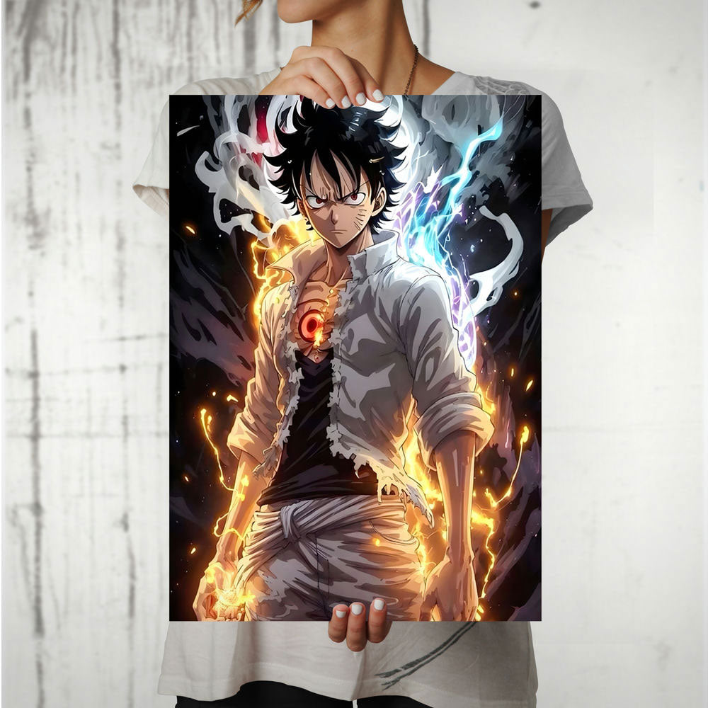 Metal Poster - One Piece Monkey D Luffy OP11 Mobile Case by CoverMeUp - Style 8