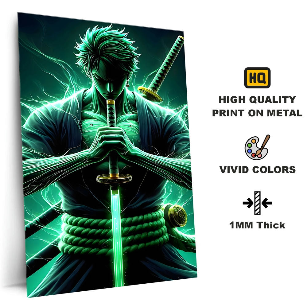 Metal Poster - One Piece Roronoa Zoro OP45 Mobile Case by CoverMeUp - Style 4