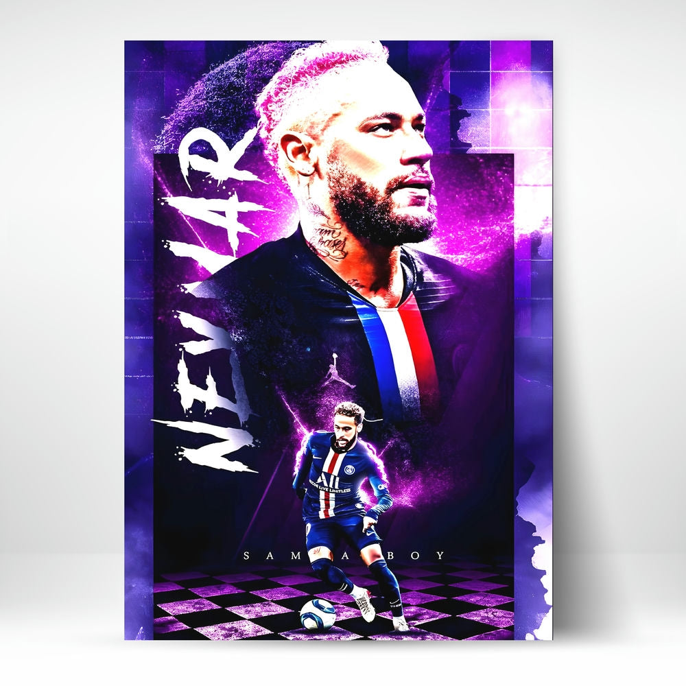 Metal Poster - Footballer Neymar Jr NJR04 Mobile Case by CoverMeUp