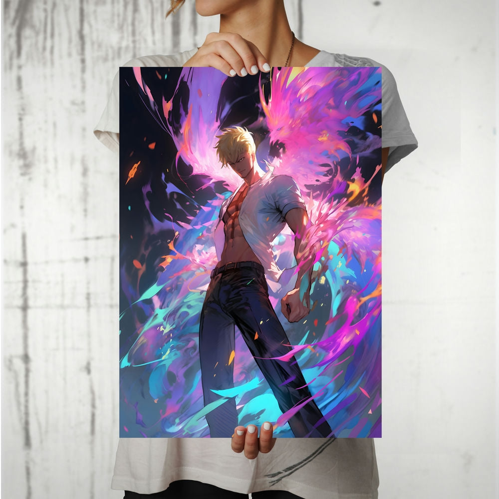 Metal Poster - Anime One Piece Marco OP65 Mobile Case by CoverMeUp - Style 8