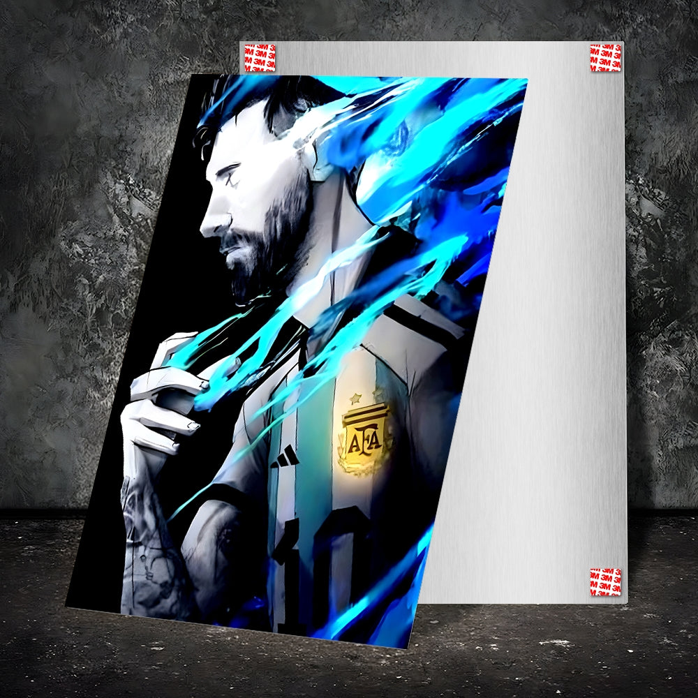Metal Poster - Footballer Lionel Messi LM03 Mobile Case by CoverMeUp - Style 2