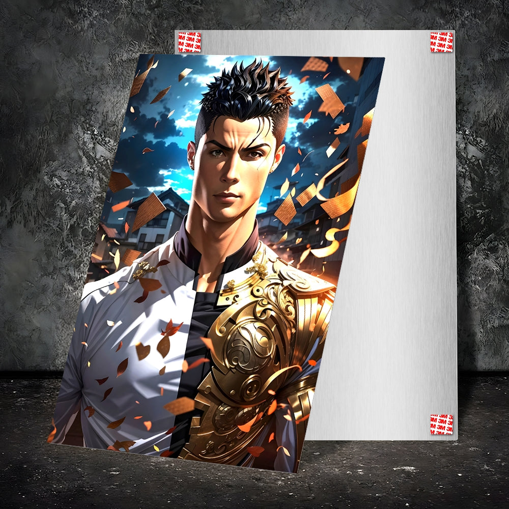Metal Poster - Footballer Cristiano Ronaldo F07 Mobile Case by CoverMeUp - Style 2