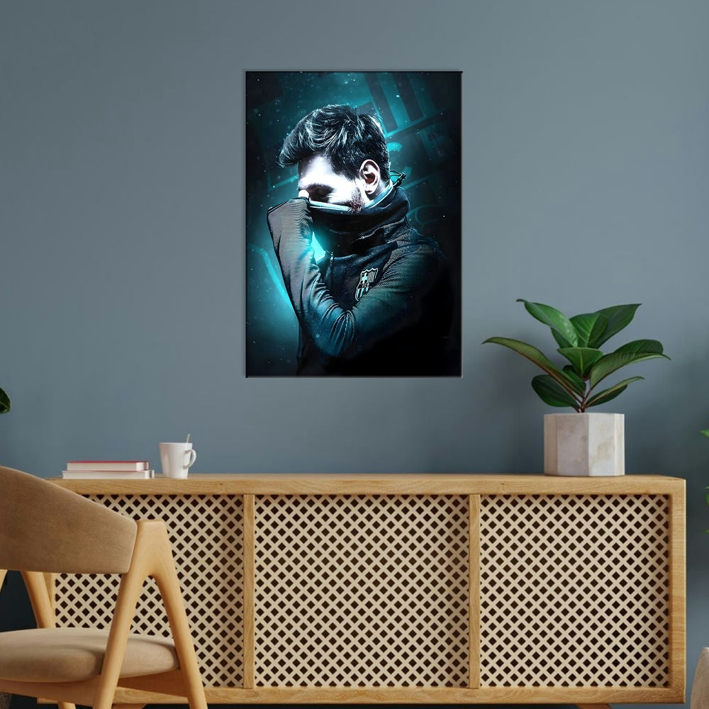 Metal Poster - Footballer Lionel Messi LM04 Mobile Case by CoverMeUp - Style 5