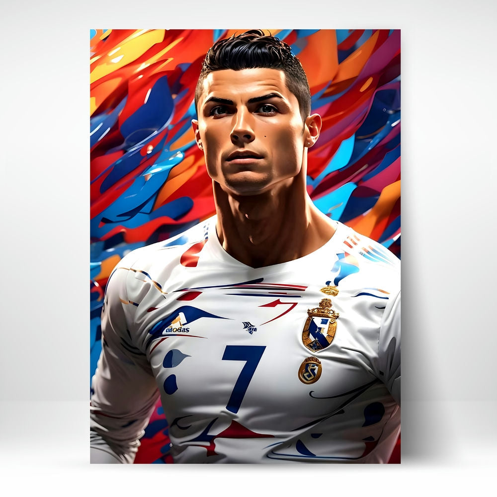 Metal Poster - Footballer Cristiano Ronaldo F02 Mobile Case by CoverMeUp