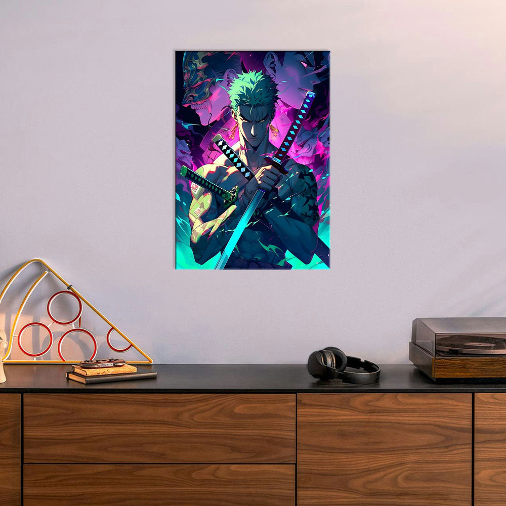 Metal Poster - One Piece Roronoa Zoro OP32 Mobile Case by CoverMeUp - Style 6