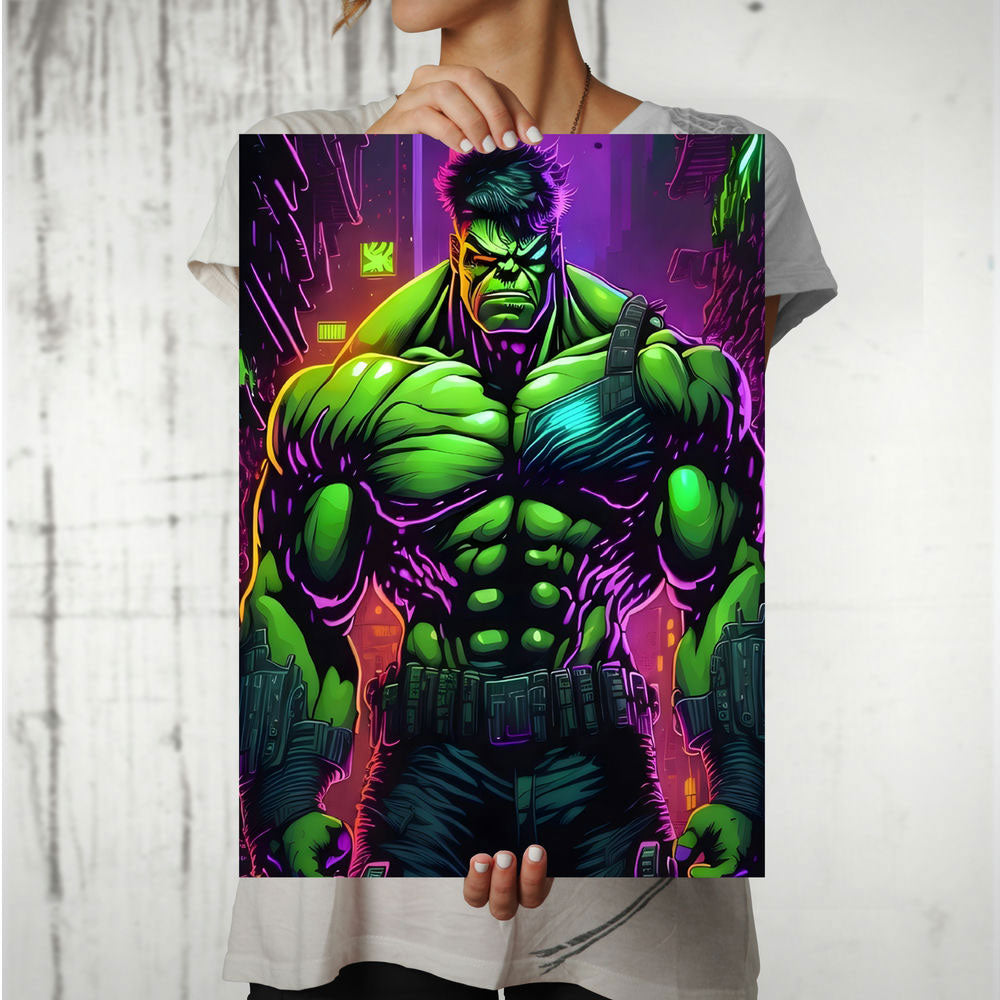 Metal Poster - Superhero Hulk SH01 Mobile Case by CoverMeUp - Style 8