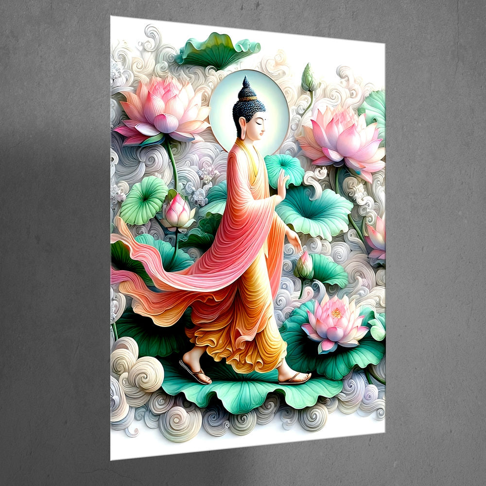 Metal Poster - Lord Buddha LB26 Mobile Case by CoverMeUp - Style 3