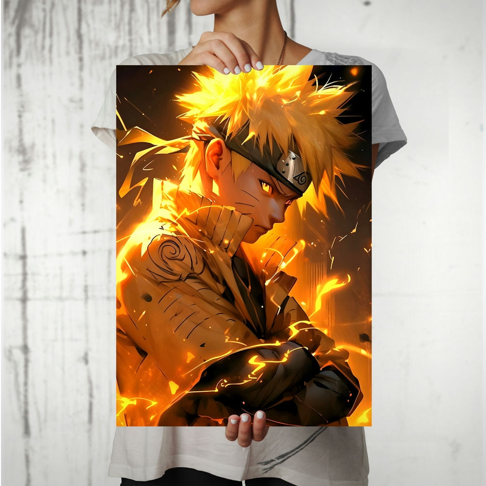 Metal Poster - Anime Naruto Uzumaki NU08 Mobile Case by CoverMeUp - Style 8