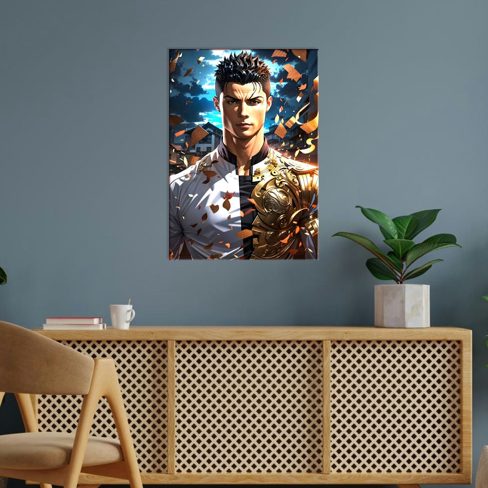Metal Poster - Footballer Cristiano Ronaldo F07 Mobile Case by CoverMeUp - Style 5