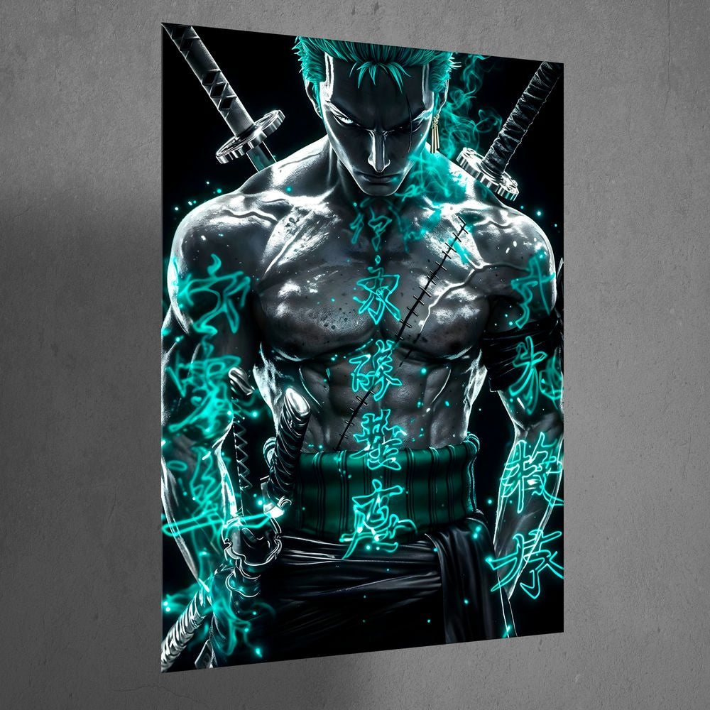 Metal Poster - One Piece Roronoa Zoro OP36 Mobile Case by CoverMeUp - Style 3