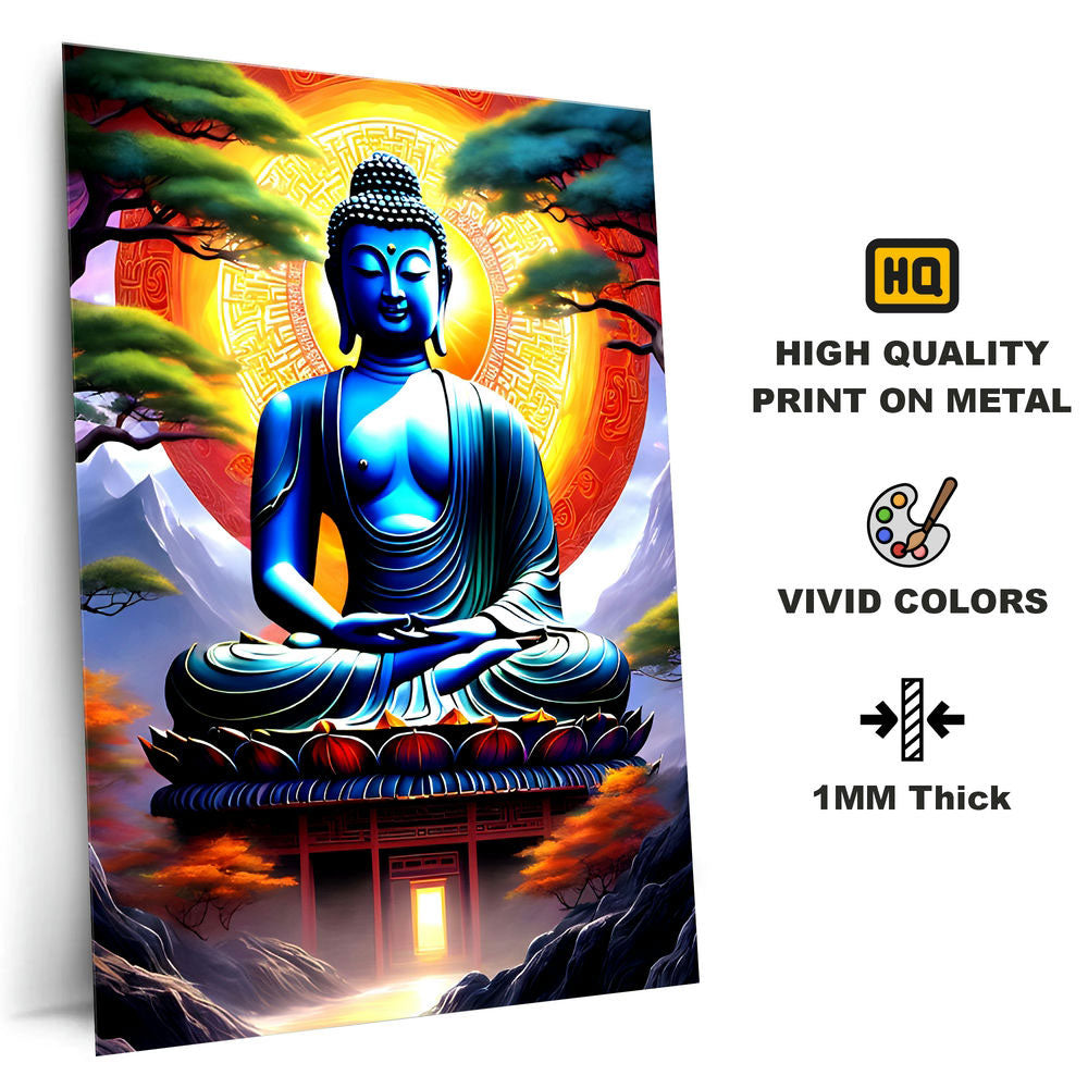 Metal Poster - Lord Buddha LB03 Mobile Case by CoverMeUp - Style 4