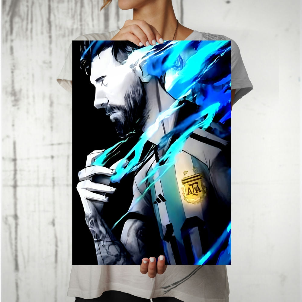 Metal Poster - Footballer Lionel Messi LM03 Mobile Case by CoverMeUp - Style 8