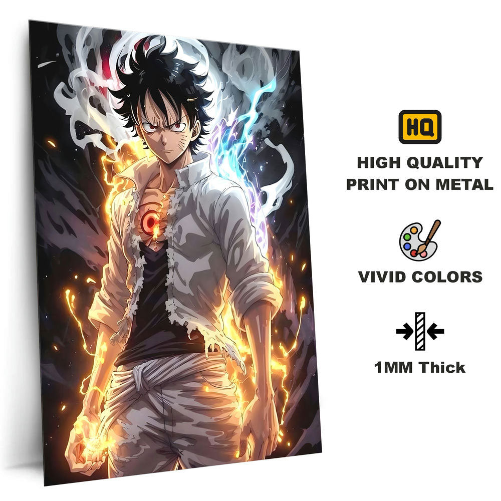Metal Poster - One Piece Monkey D Luffy OP13 Mobile Case by CoverMeUp - Style 4