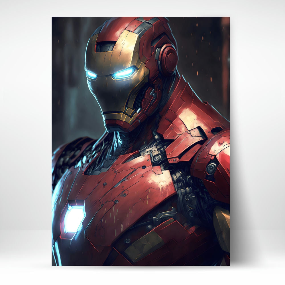 Metal Poster - Superhero Iron Man IM10 Mobile Case by CoverMeUp