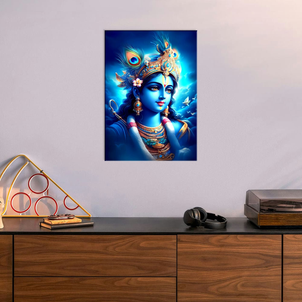 Metal Poster - Lord Krishna LK07 Mobile Case by CoverMeUp - Style 6
