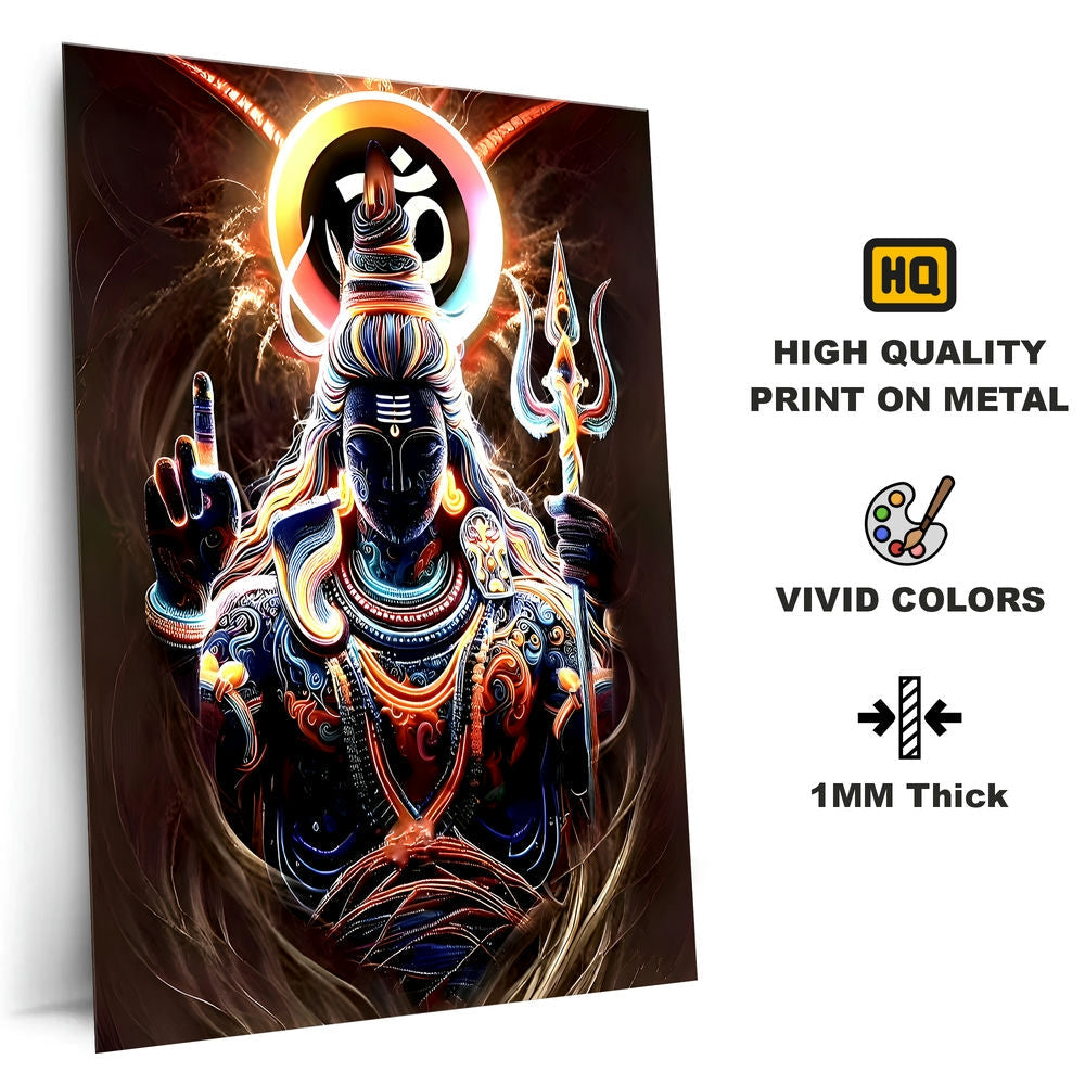 Metal Poster - Lord Shiva LS19 Mobile Case by CoverMeUp - Style 4