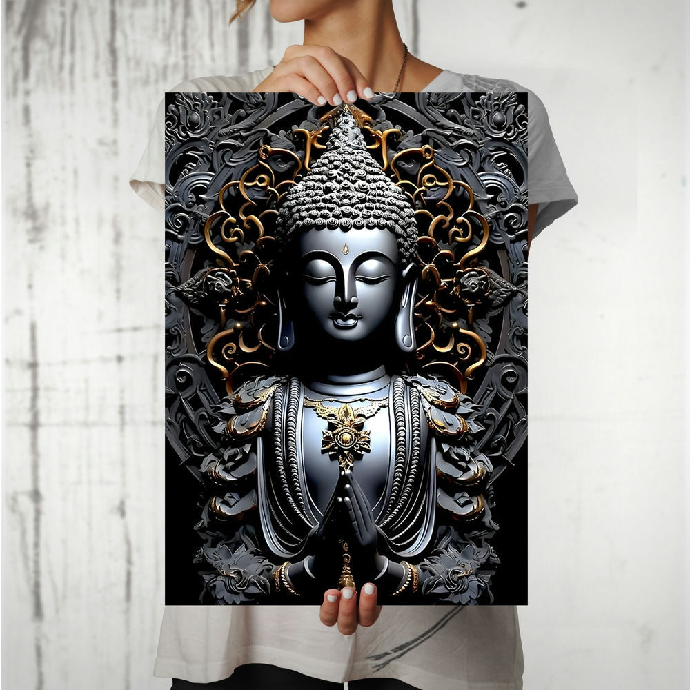 Metal Poster - Lord Buddha LB18 Mobile Case by CoverMeUp - Style 8