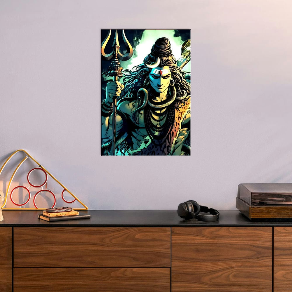 Metal Poster - Lord Shiva LS18 Mobile Case by CoverMeUp - Style 6