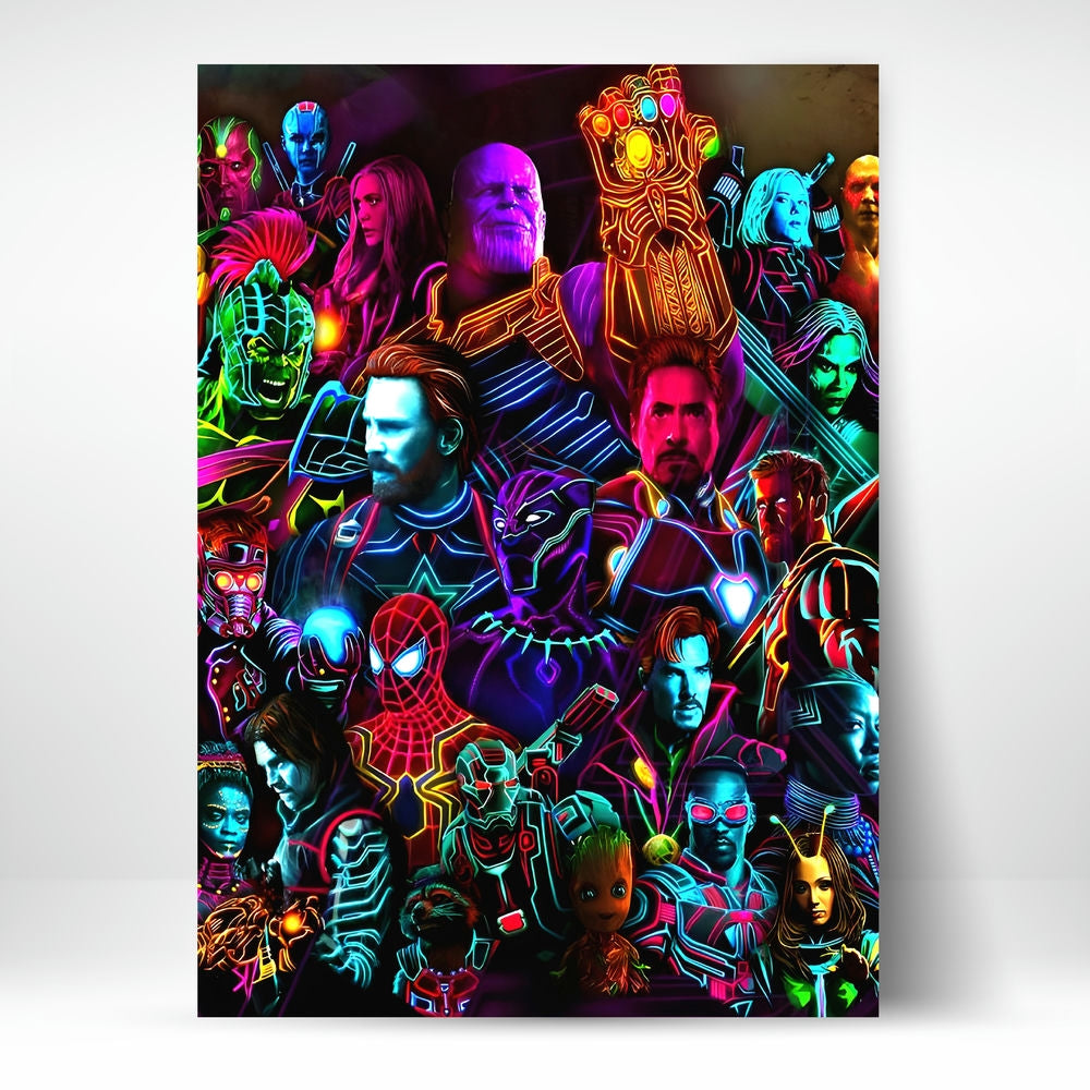 Metal Poster - Superheroes Avengers Endgame Mobile Case by CoverMeUp