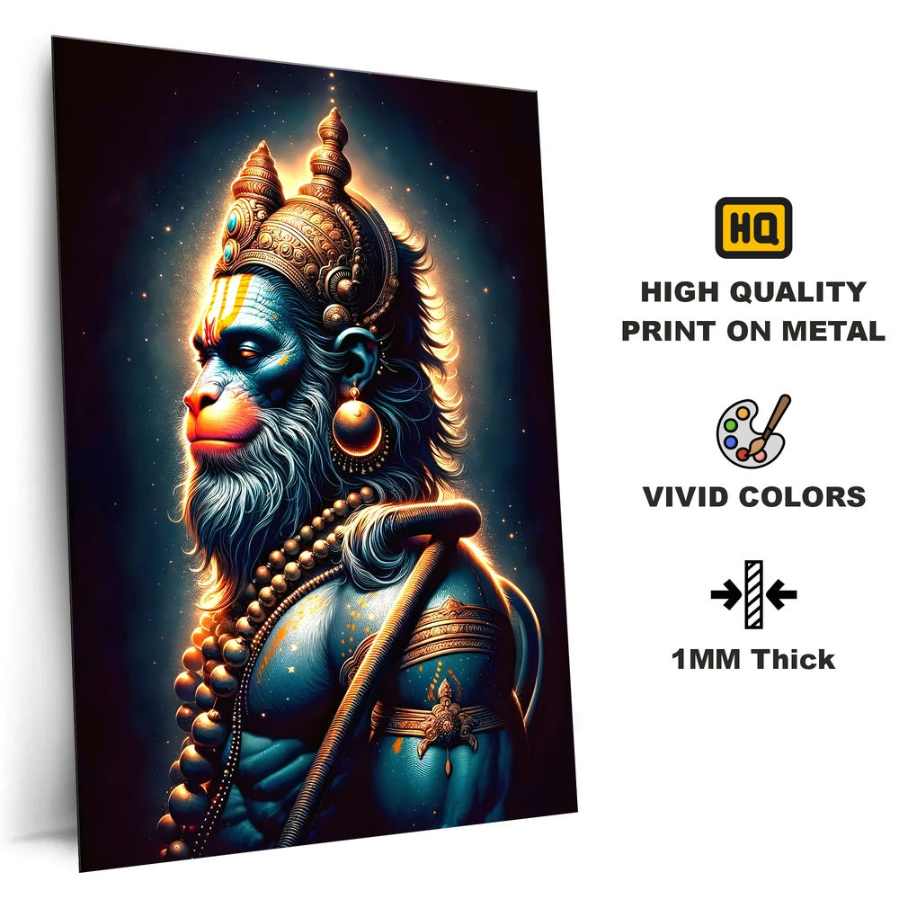 Metal Poster - Lord Hanuman LH04 Mobile Case by CoverMeUp - Style 4