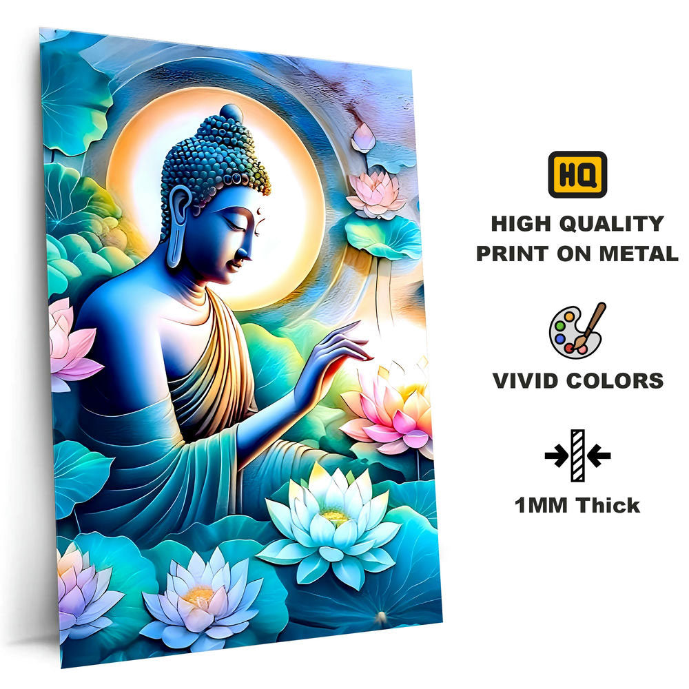 Metal Poster - Lord Buddha LB02 Mobile Case by CoverMeUp - Style 4
