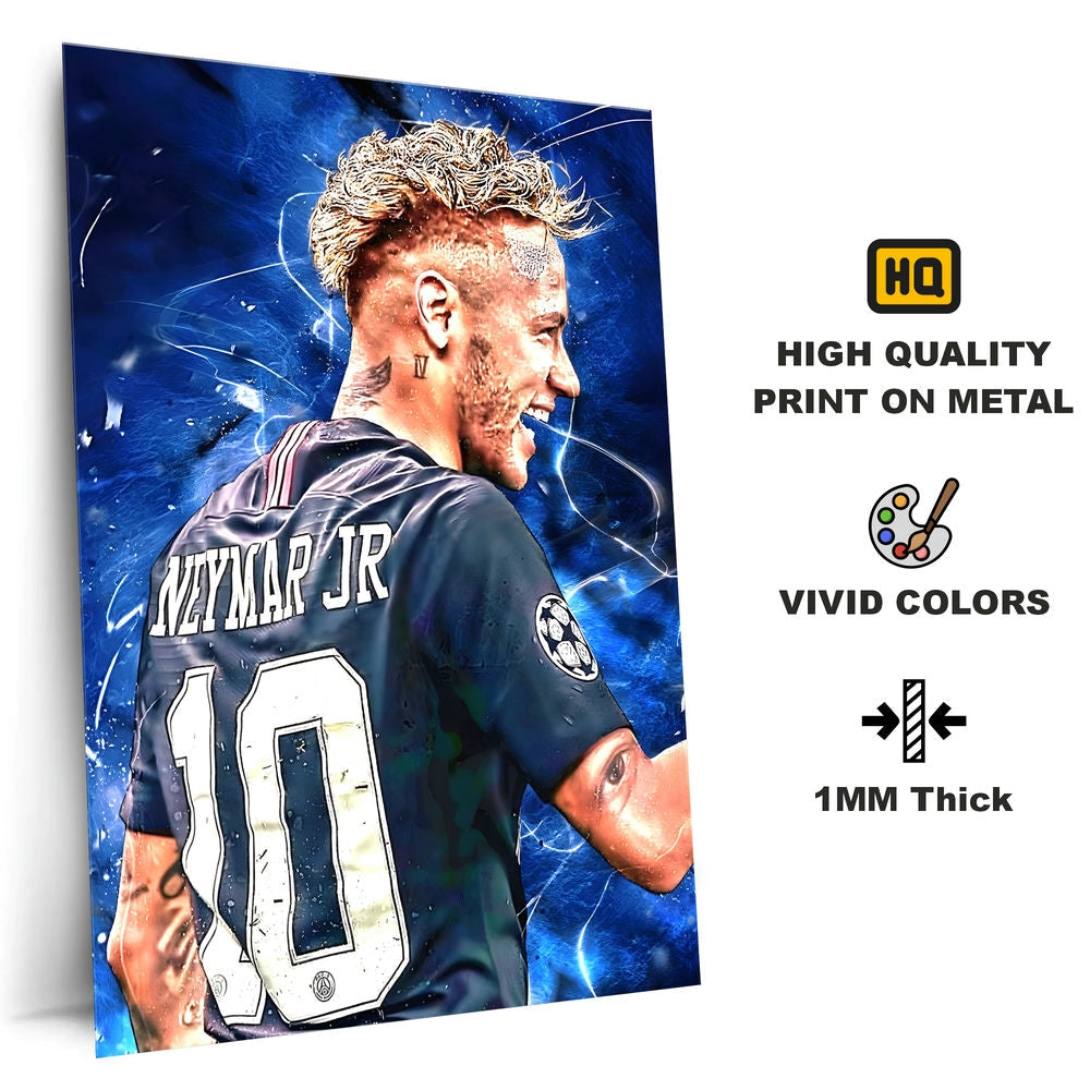 Metal Poster - Footballer Neymar Jr NJR02 Mobile Case by CoverMeUp - Style 4