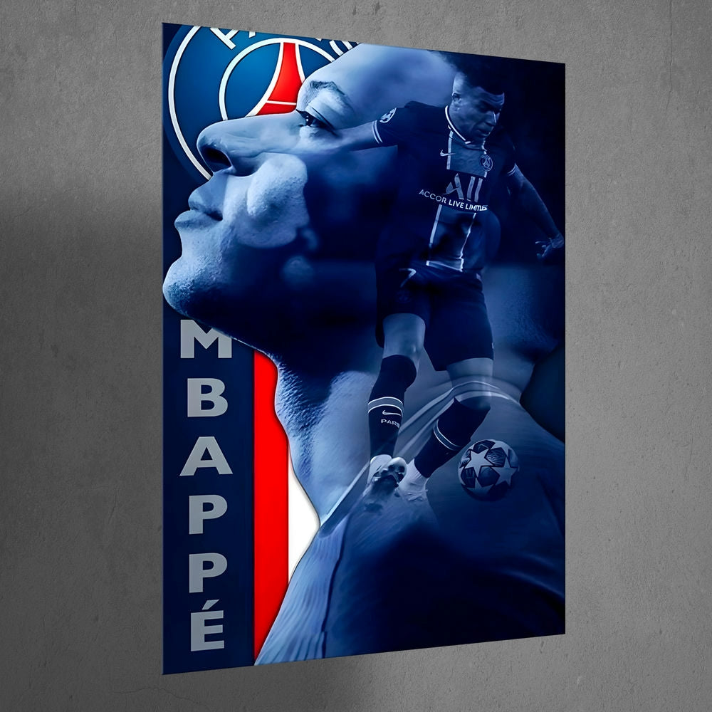 Metal Poster - Footballer Kylian Mbappe KM05 Mobile Case by CoverMeUp - Style 3