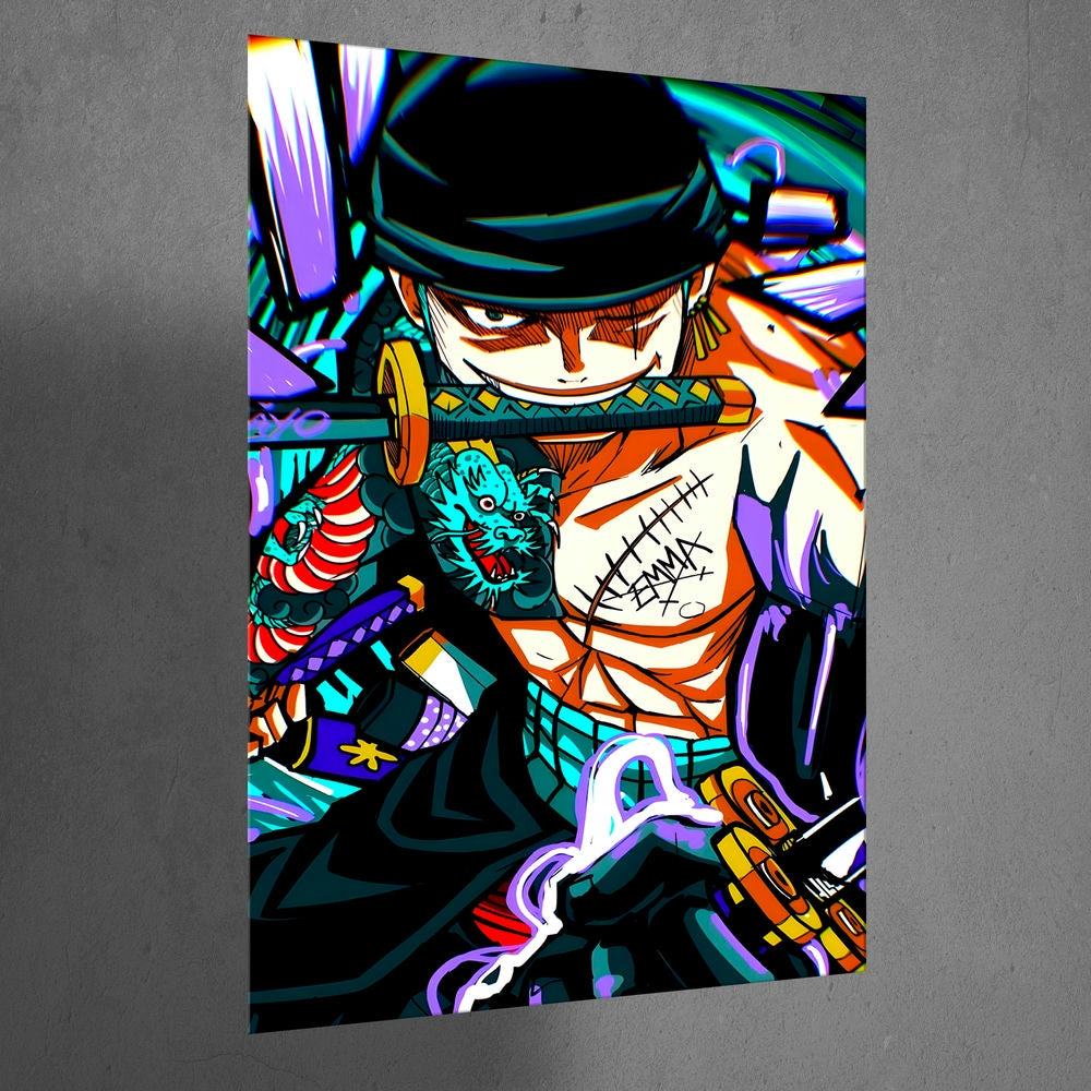 Metal Poster - One Piece Roronoa Zoro OP39 Mobile Case by CoverMeUp - Style 3