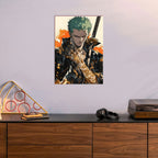 Metal Poster - One Piece Roronoa Zoro OP33 Mobile Case by CoverMeUp - Style 6