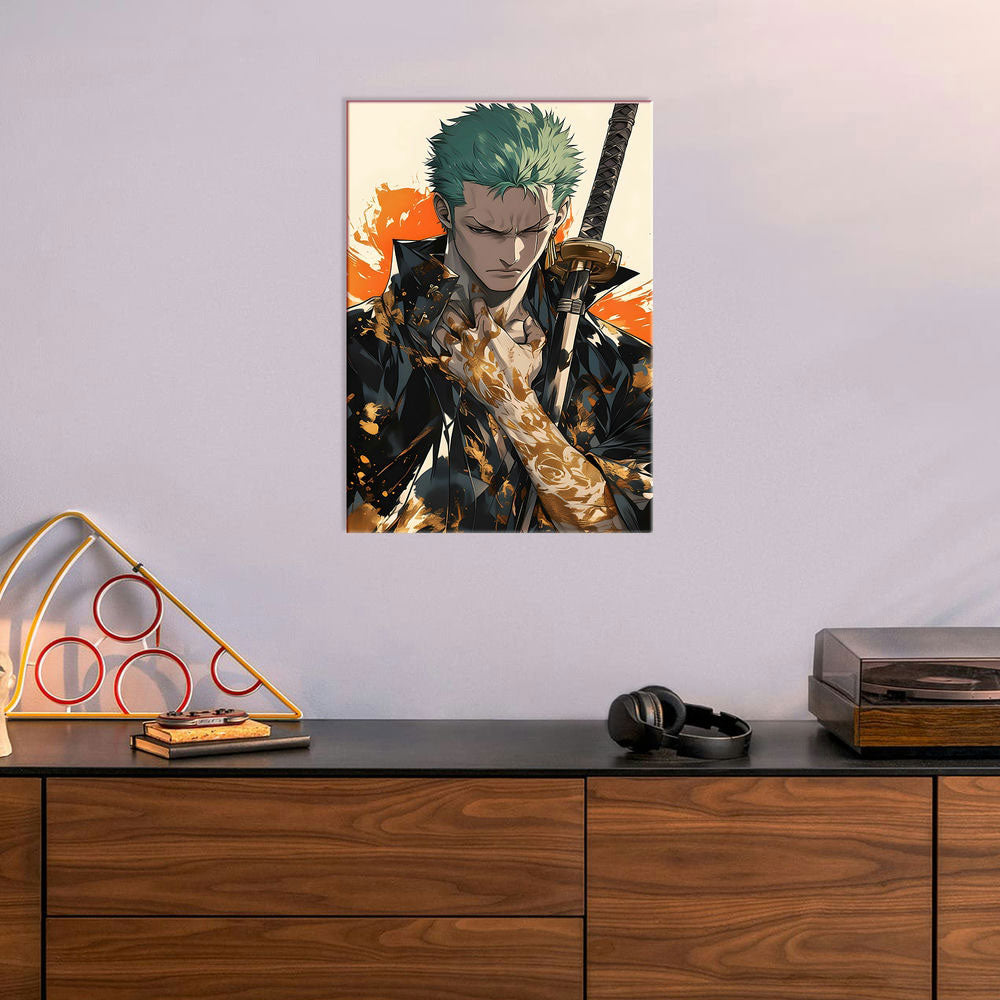 Metal Poster - One Piece Roronoa Zoro OP33 Mobile Case by CoverMeUp - Style 6
